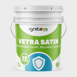 Ignite Vetra Satin Paint, high sheen satin paint in Nigeria, 20L bucket